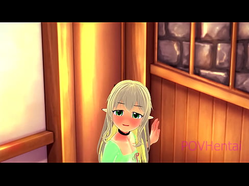 ❤️ (Gaiste) Cuidíonn Elvish maid leat d'aghaidh a ní. ❤️❌  Físeán porn  linn